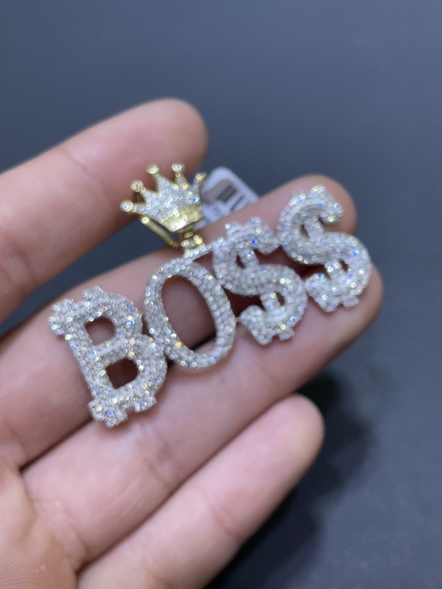 bust down boss charm