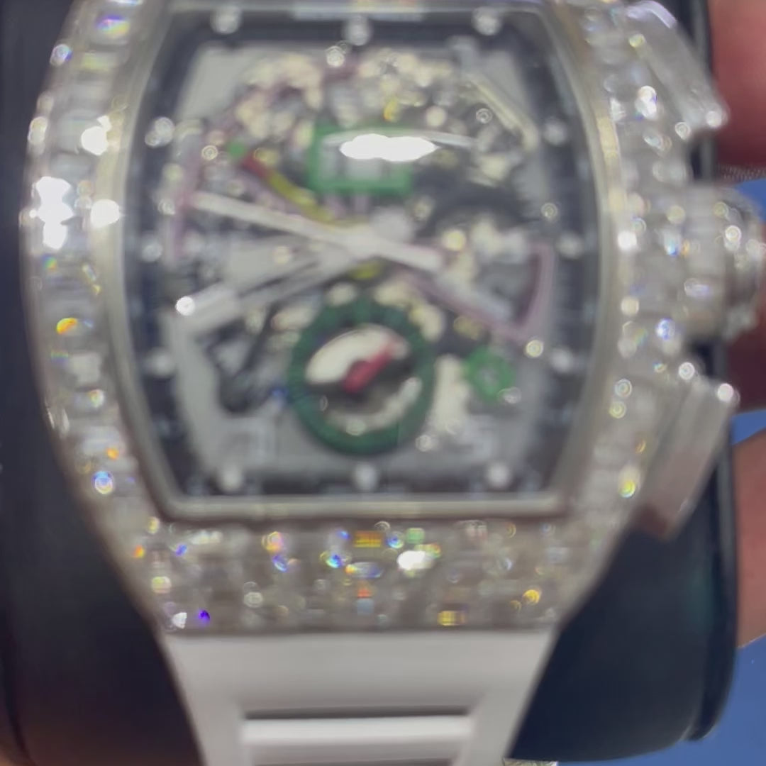 Bust Down Richard Mille 101 Mancini Edition VVS1 Iced Out