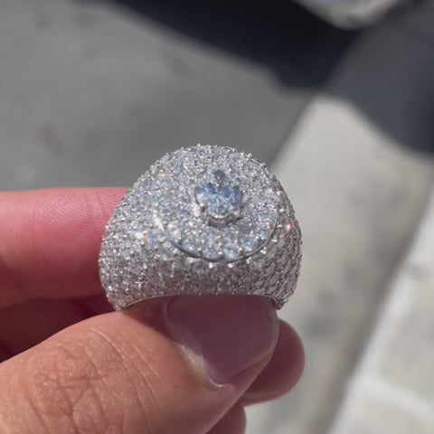  ICED OUT VVS RING FULLY