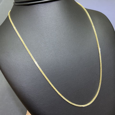 14k Gold Micro Franco Link Chain