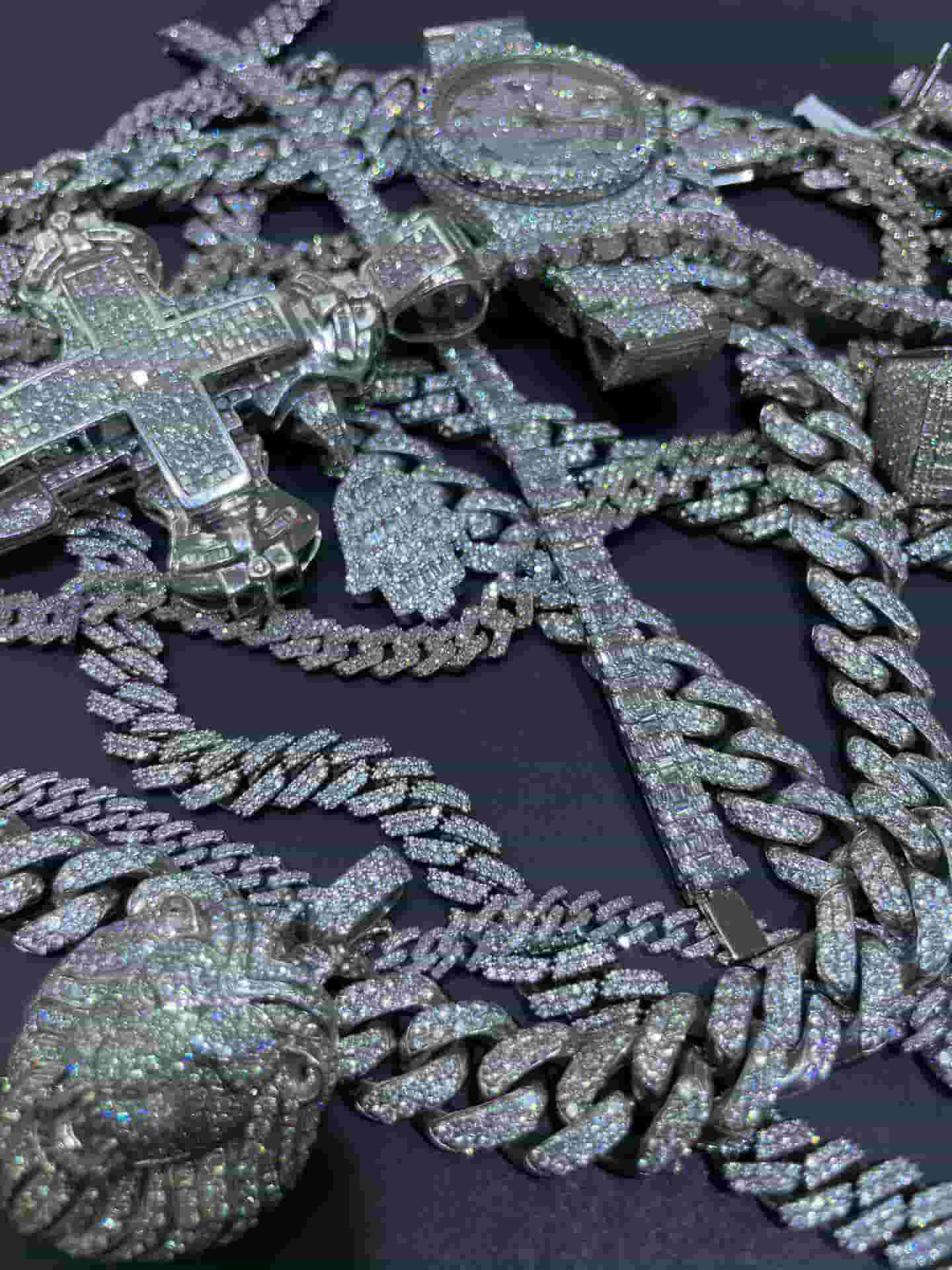 Iced Out Diamond Cross