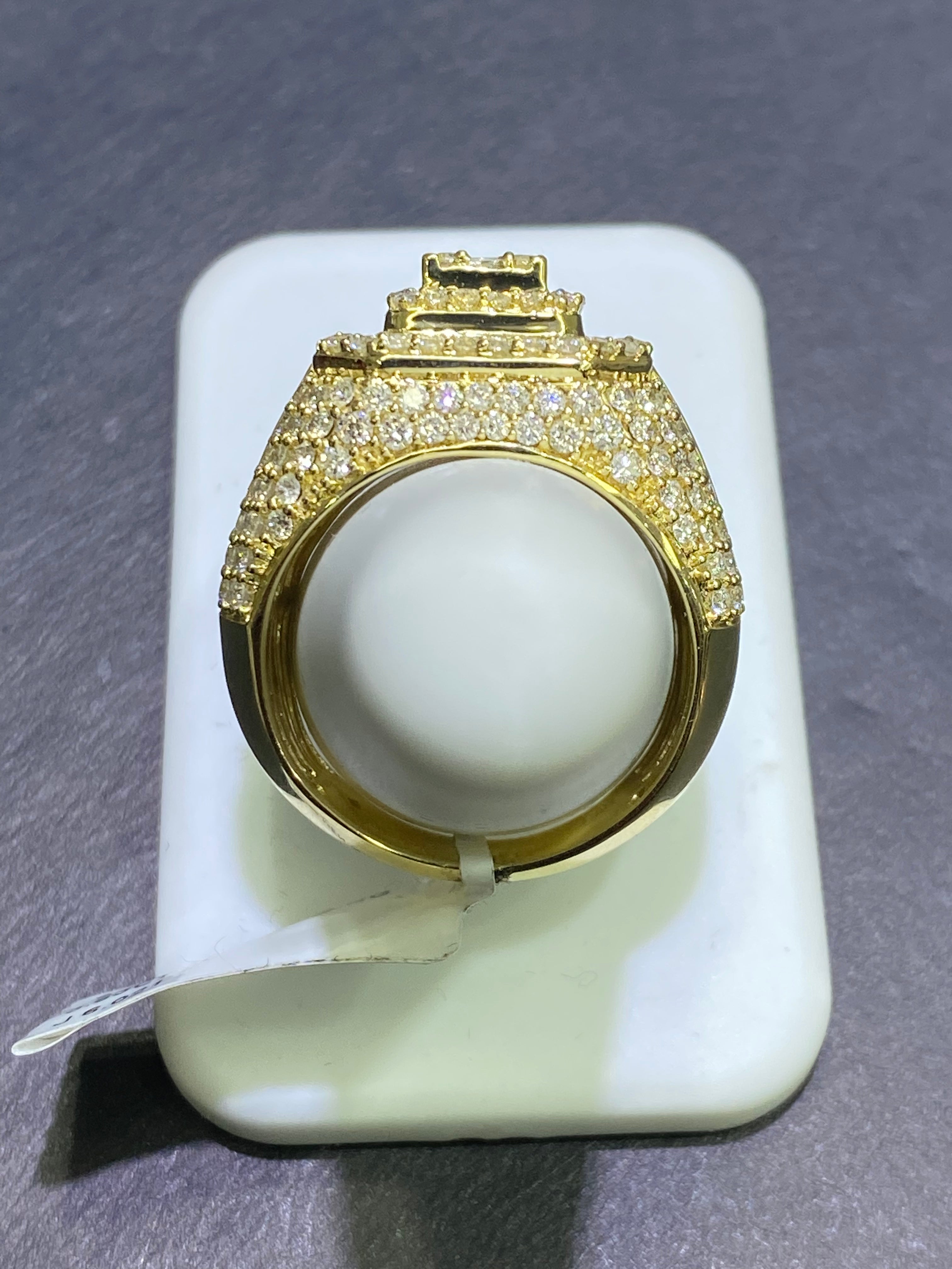 14k DIAMOND BAGUETTE RING