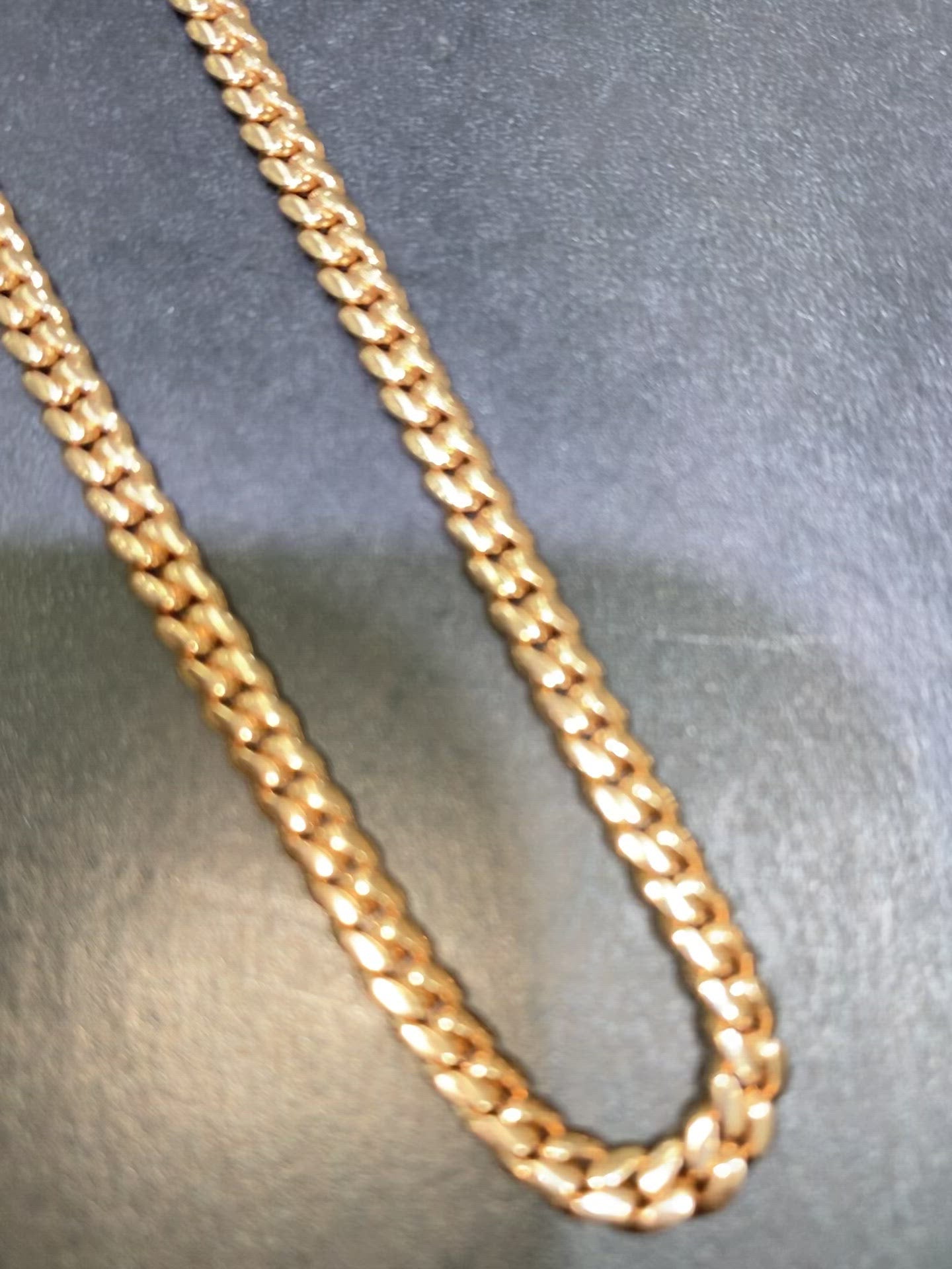 Rose Gold Miami Cuban Link Chain 10k video