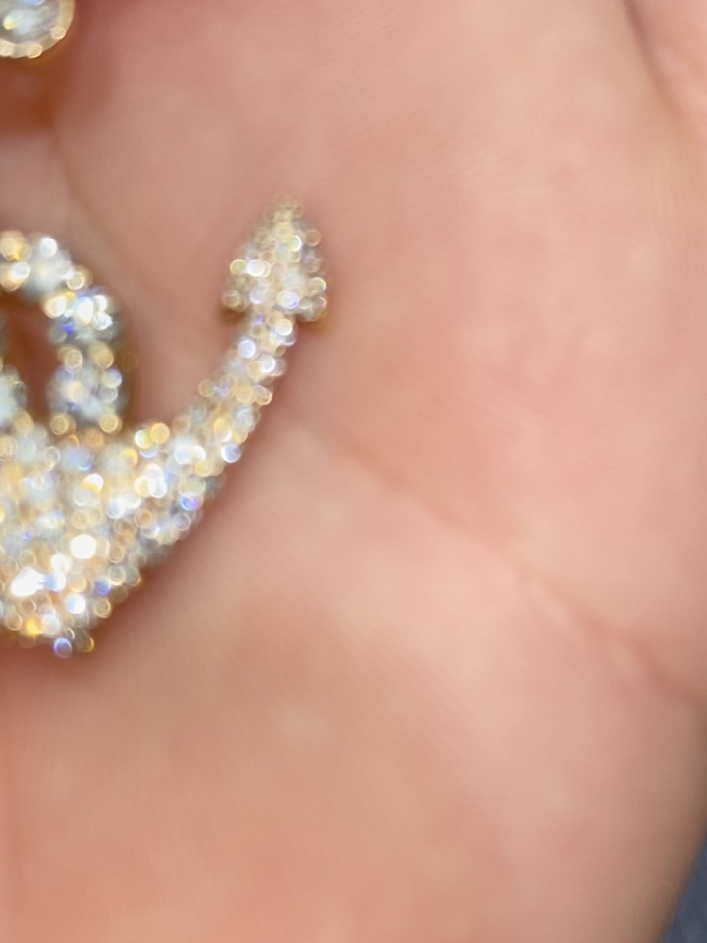 New 14k Anchor Pendant VS-1 natural diamonds 3 cts.t.w. 14k 10.6 grams