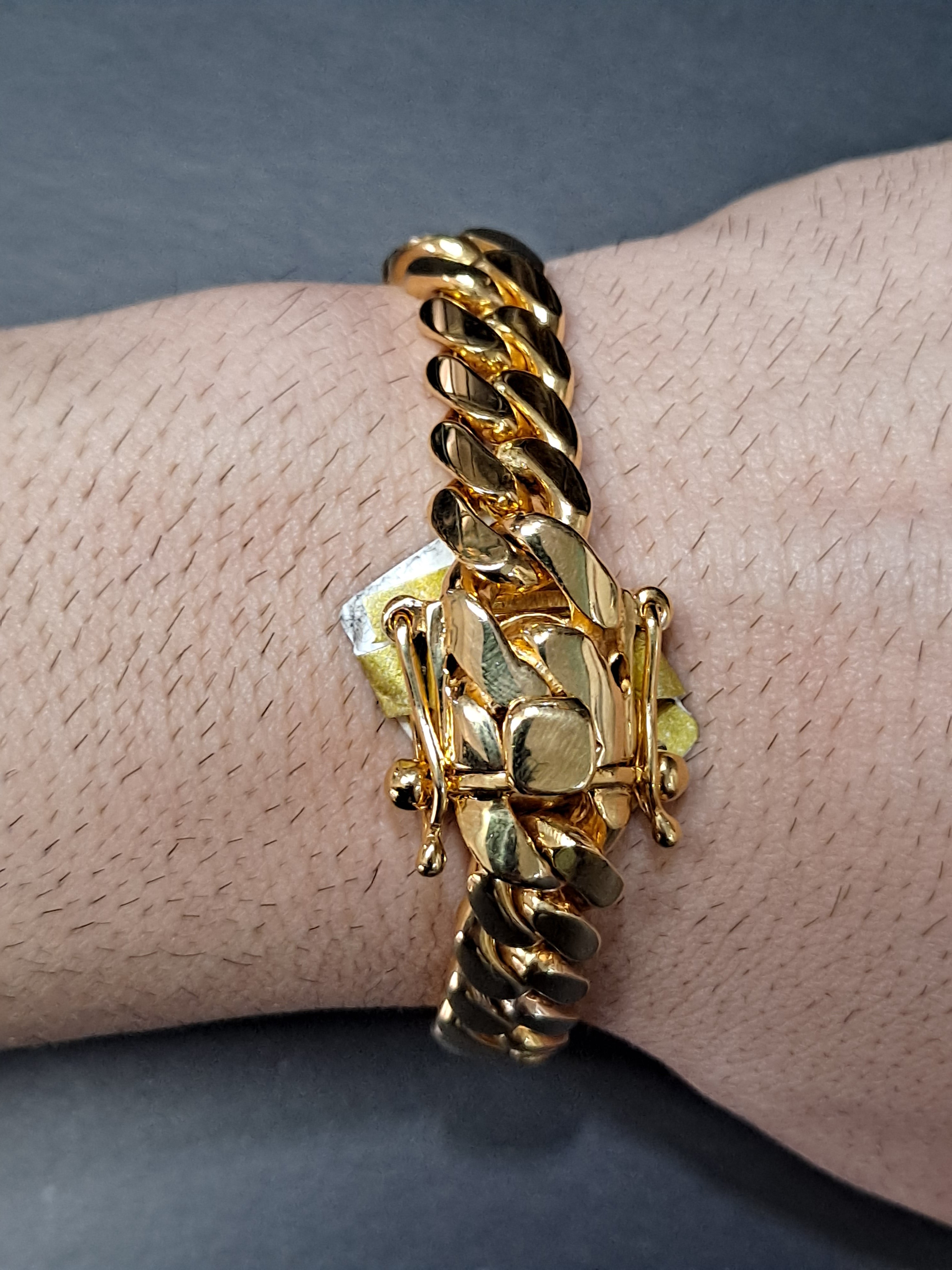 Cuban Link Bracelet - 10mm × 1 cheapest Gold / 8.5