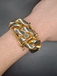 handmade 10k 25mm  solid miami cuban link  329 grams bracelet
