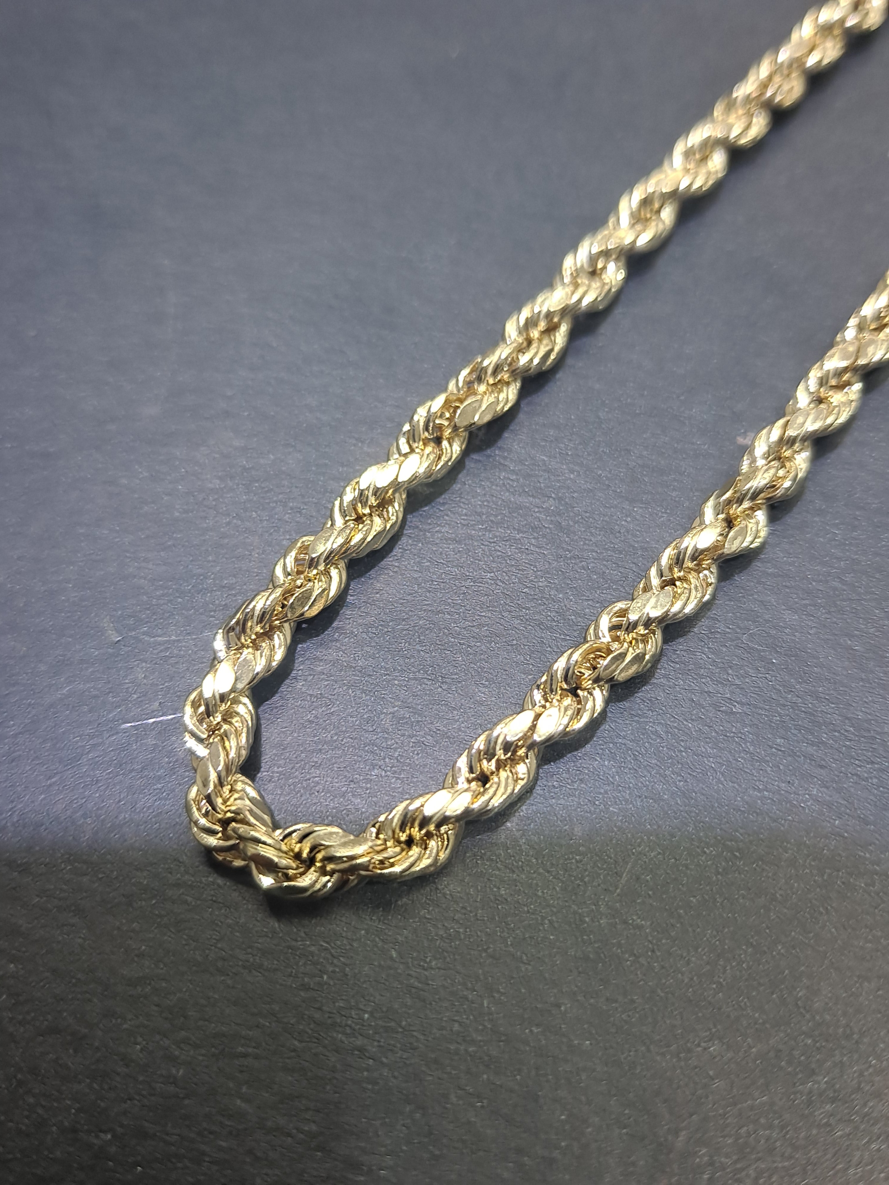 new 10k rope chain italian made