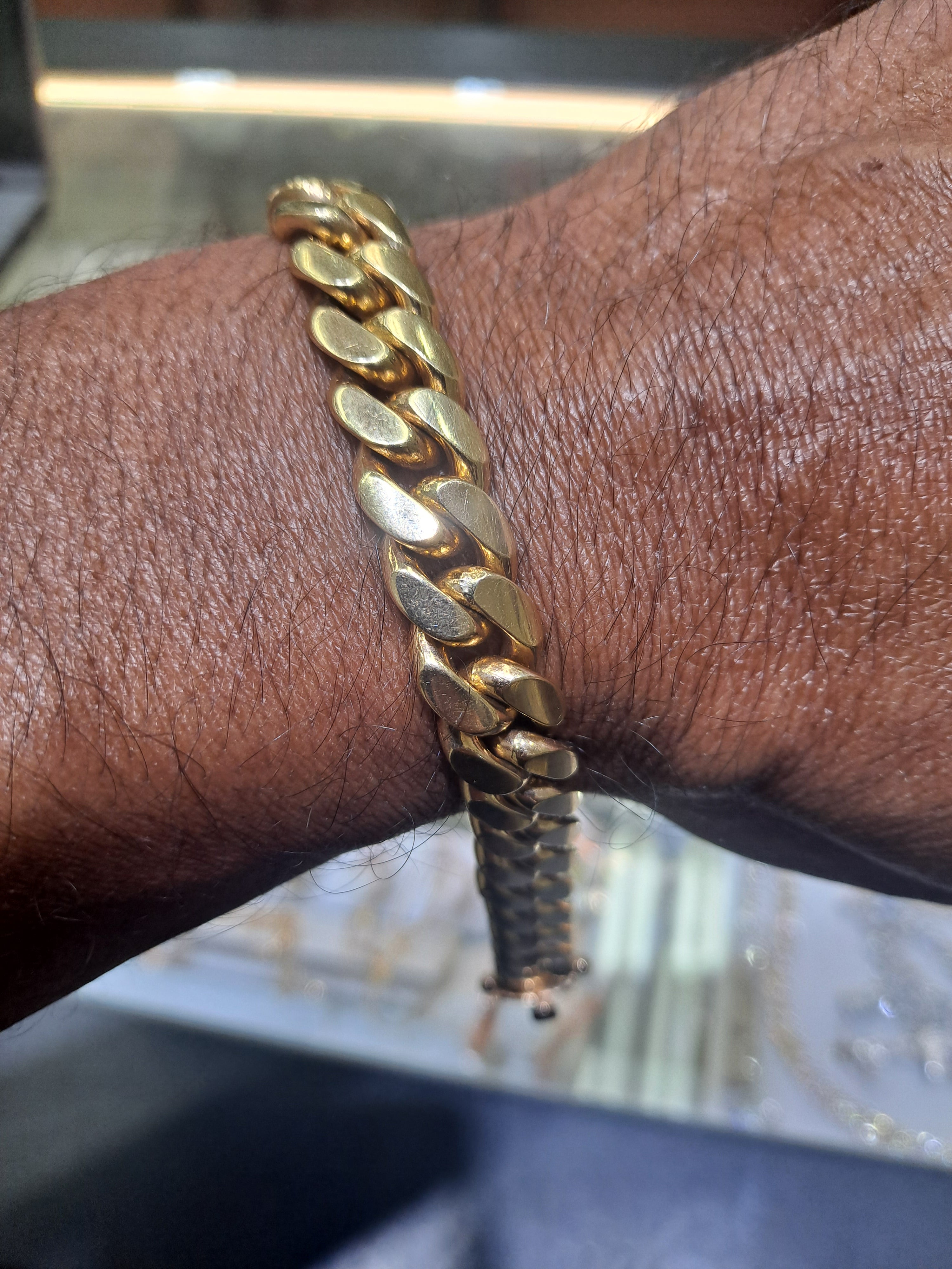 Cuban on sale bracelet 14k