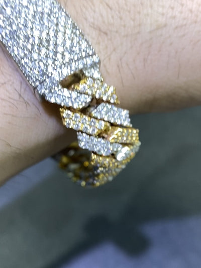 iced out bracelet vvs