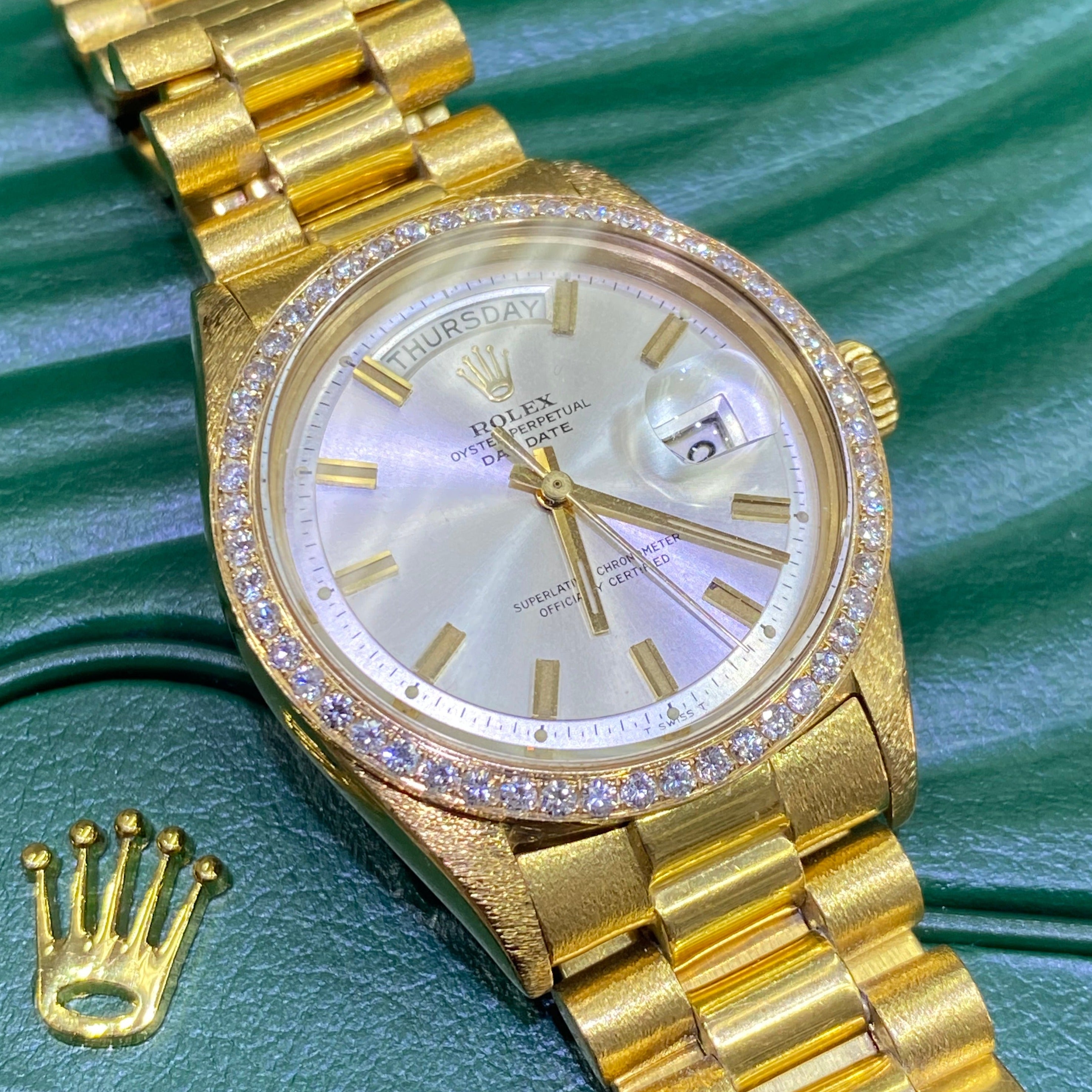 Iced Out Rolex Presidential  Diamond 