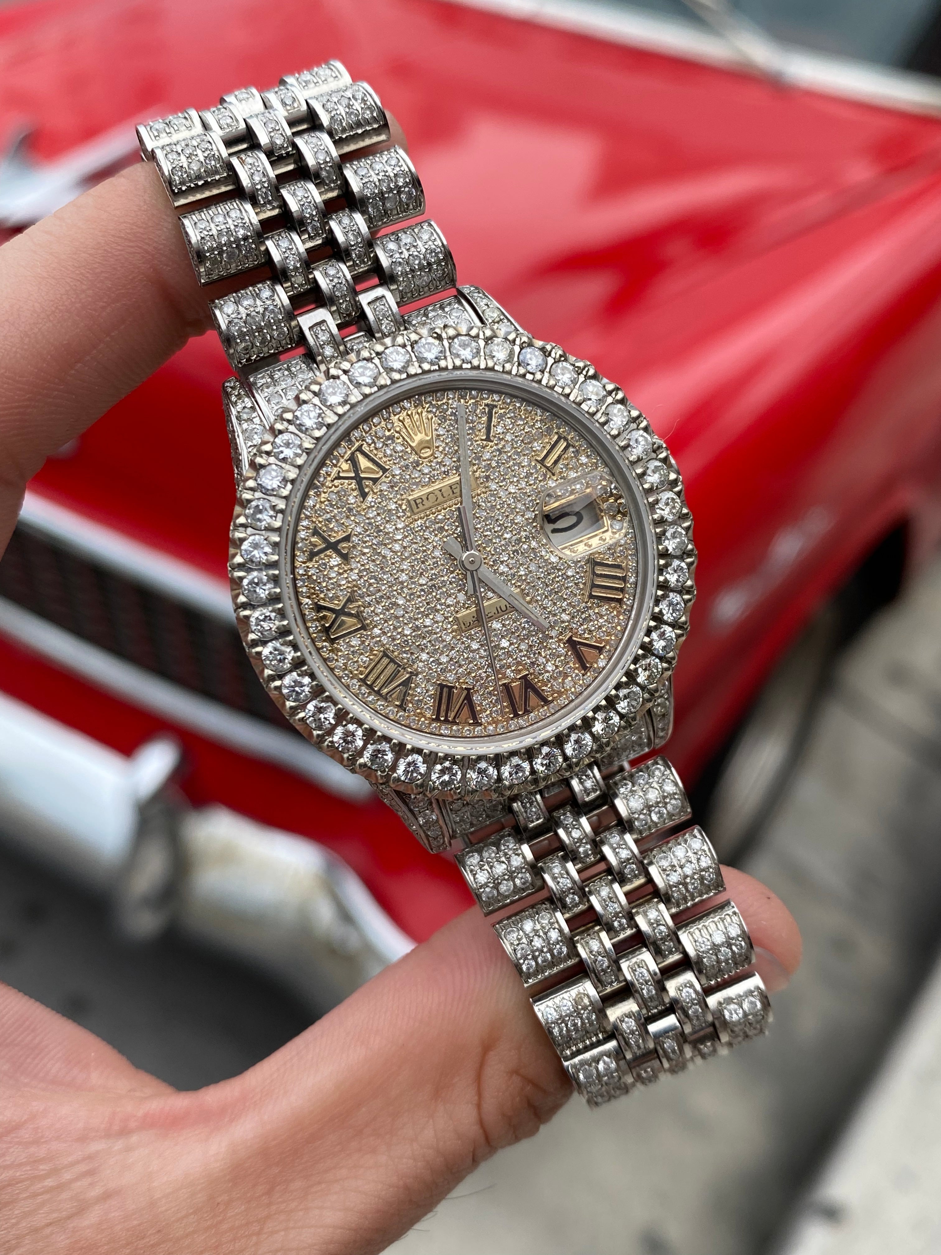 Rolex Iced Out Bust Down