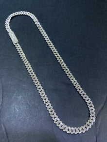  vs1 "iced bust down cuban link" chain 10 cts t.w. 14k gold 60 grams made here at renee de paris jewelry for sale online on google