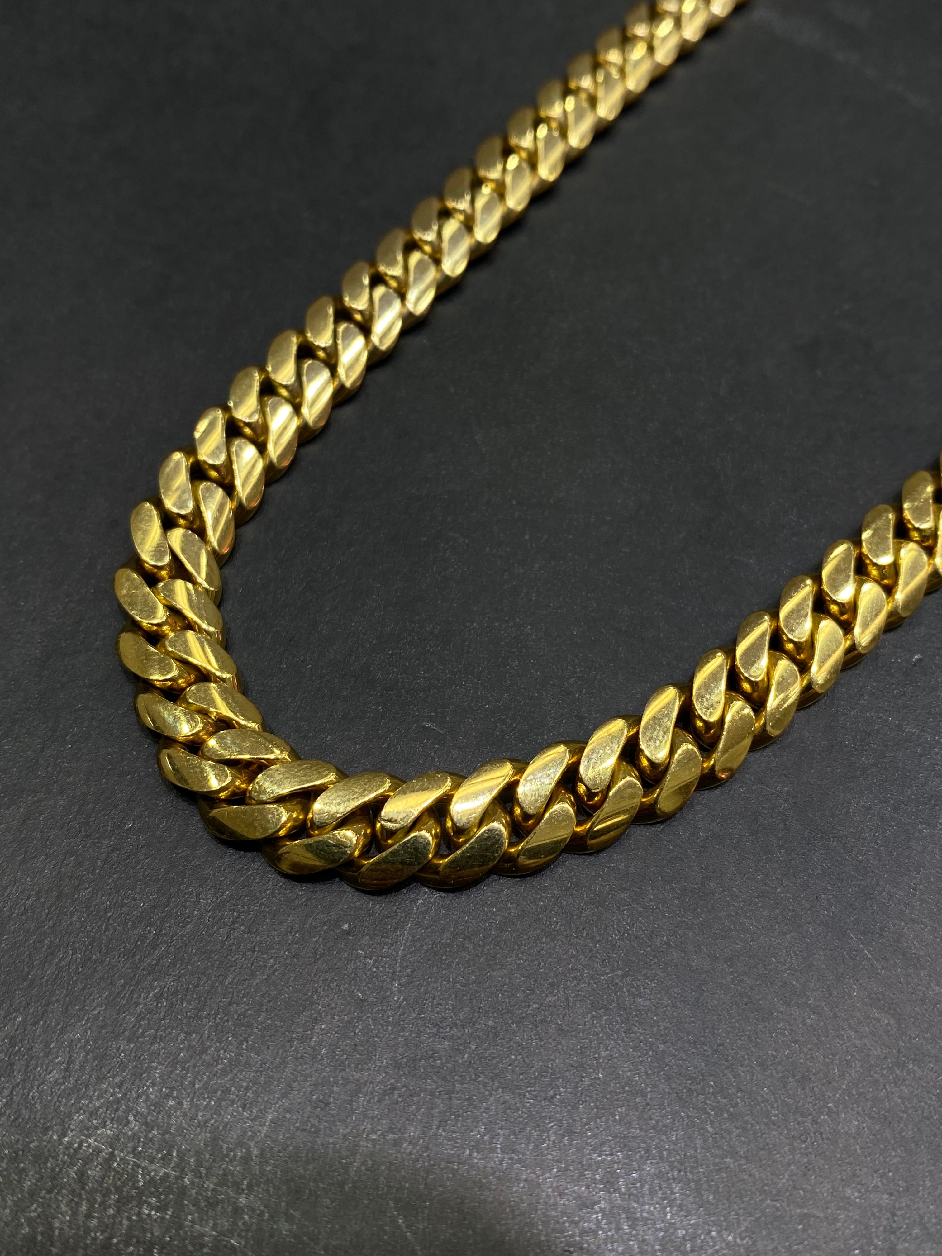 new 10k solid miami cuban link 6.5 millimeter from 20 inches to 28 inches (best price online in country)