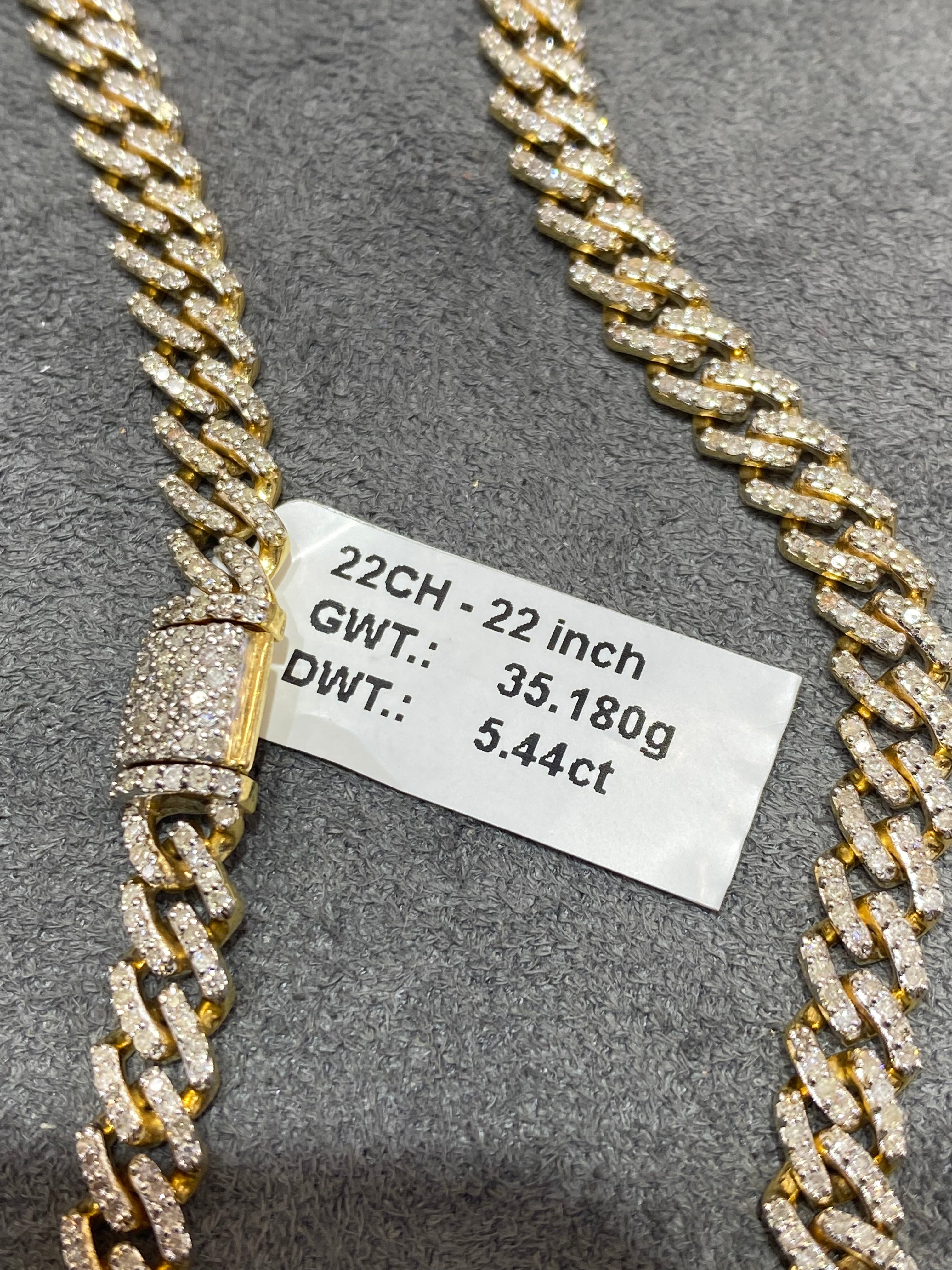New 14k 5mm “Iced Bust Down” natural diamonds Miami Cuban link necklace 💎"Iced Bust Down" Miami Cuban Link Chain. 40 grams of VS1 Natural Diamonds💎