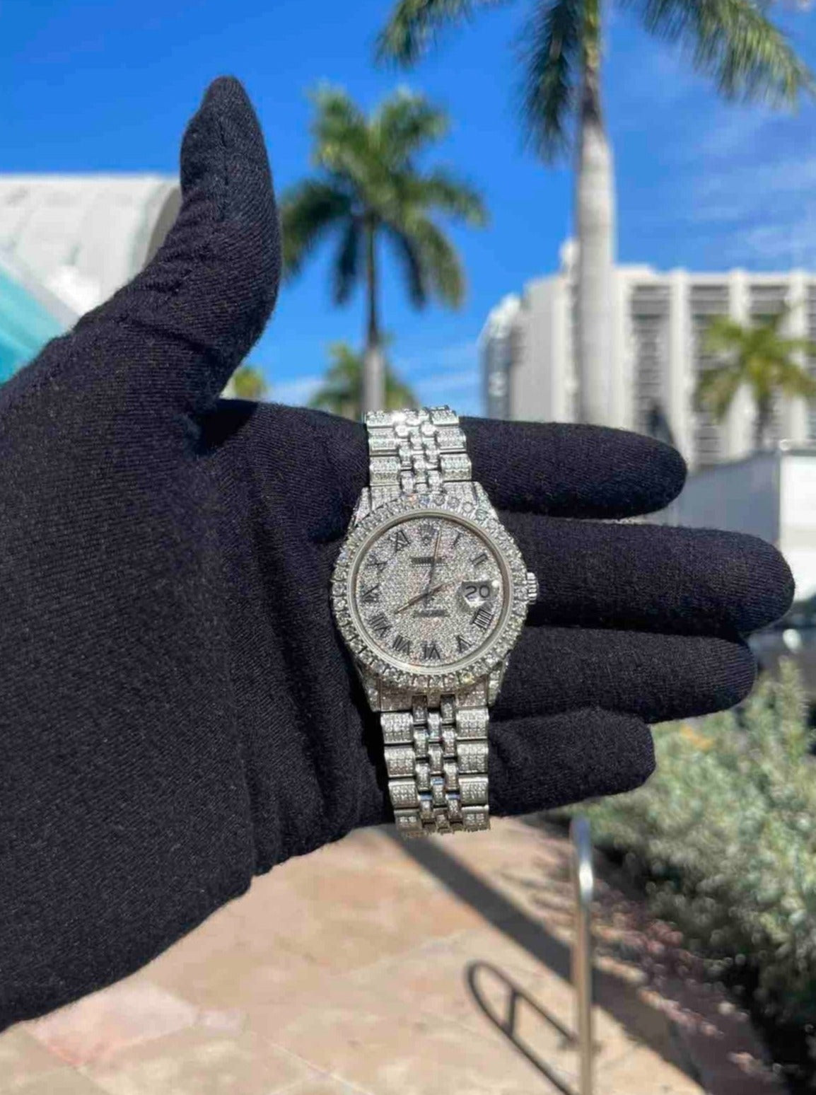 Bust Down Rolex 36mm VS 1 Si Diamond Watch Datejust