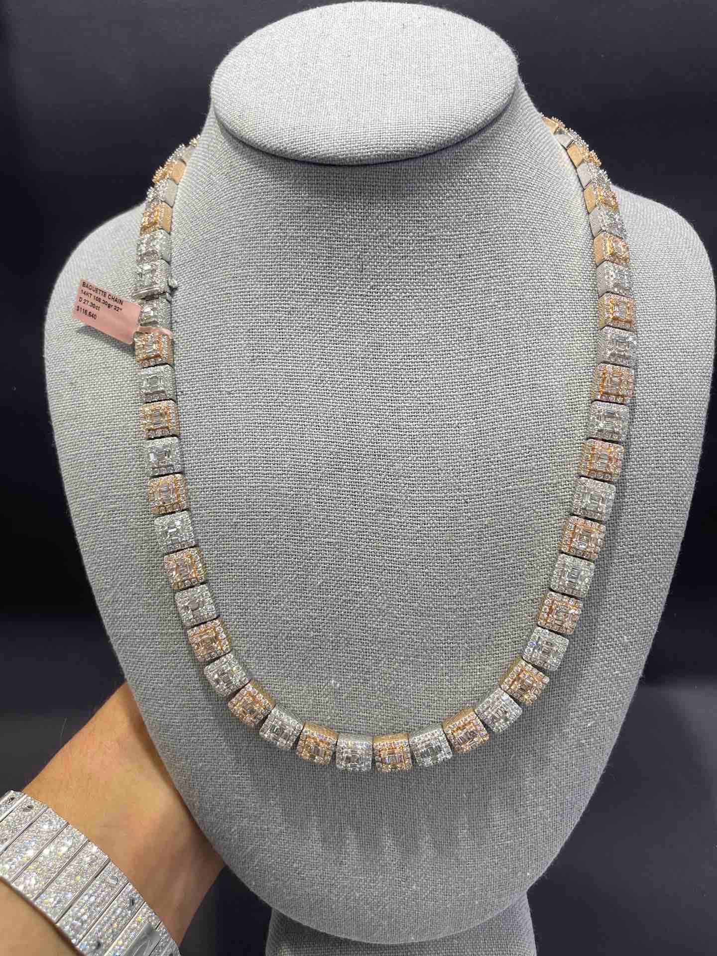 Diamond tennis necklace | mulroyjewellers