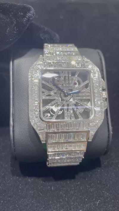 "iced out cartier skeleton" video