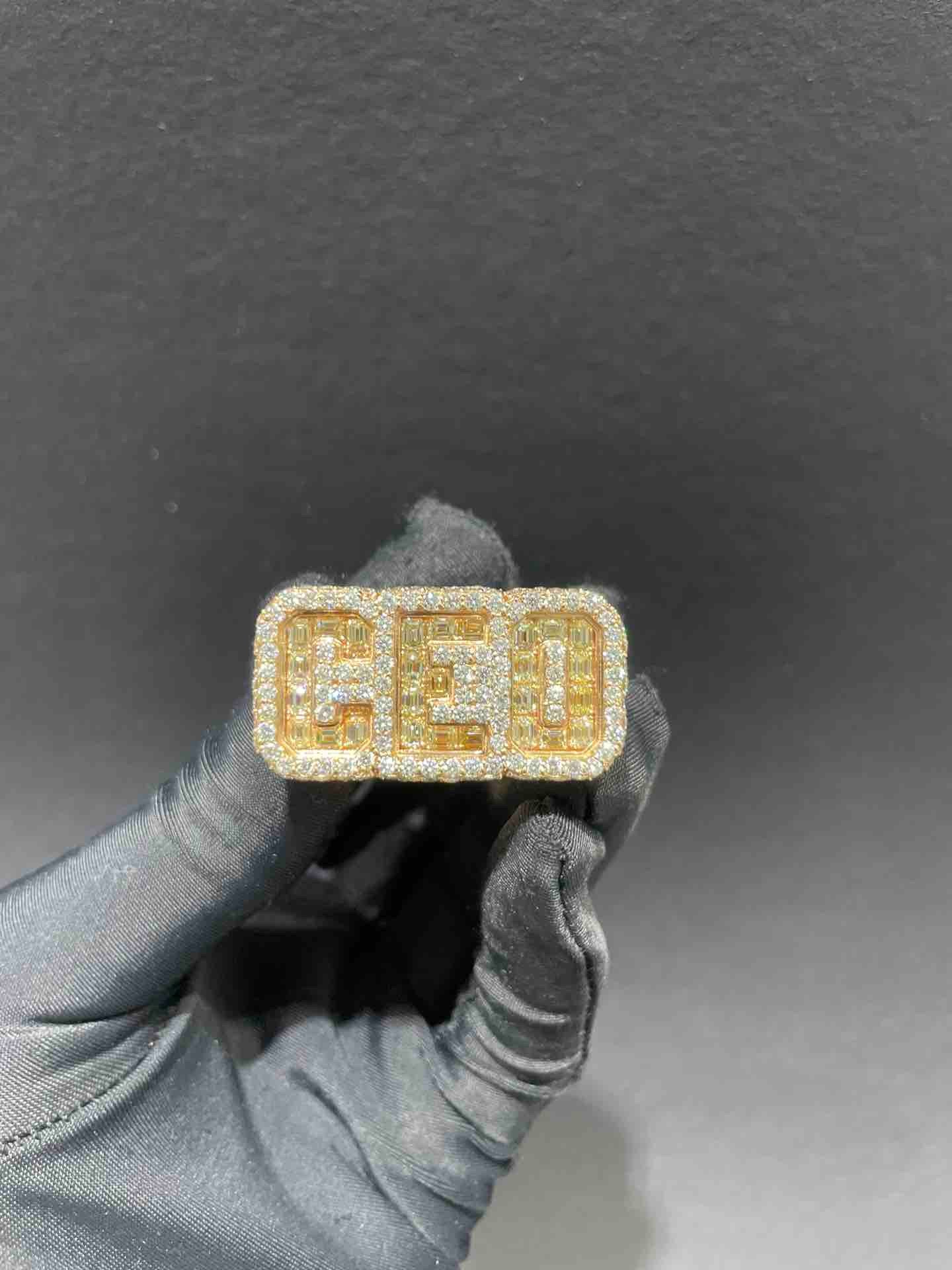 ceo ring iced out bust down