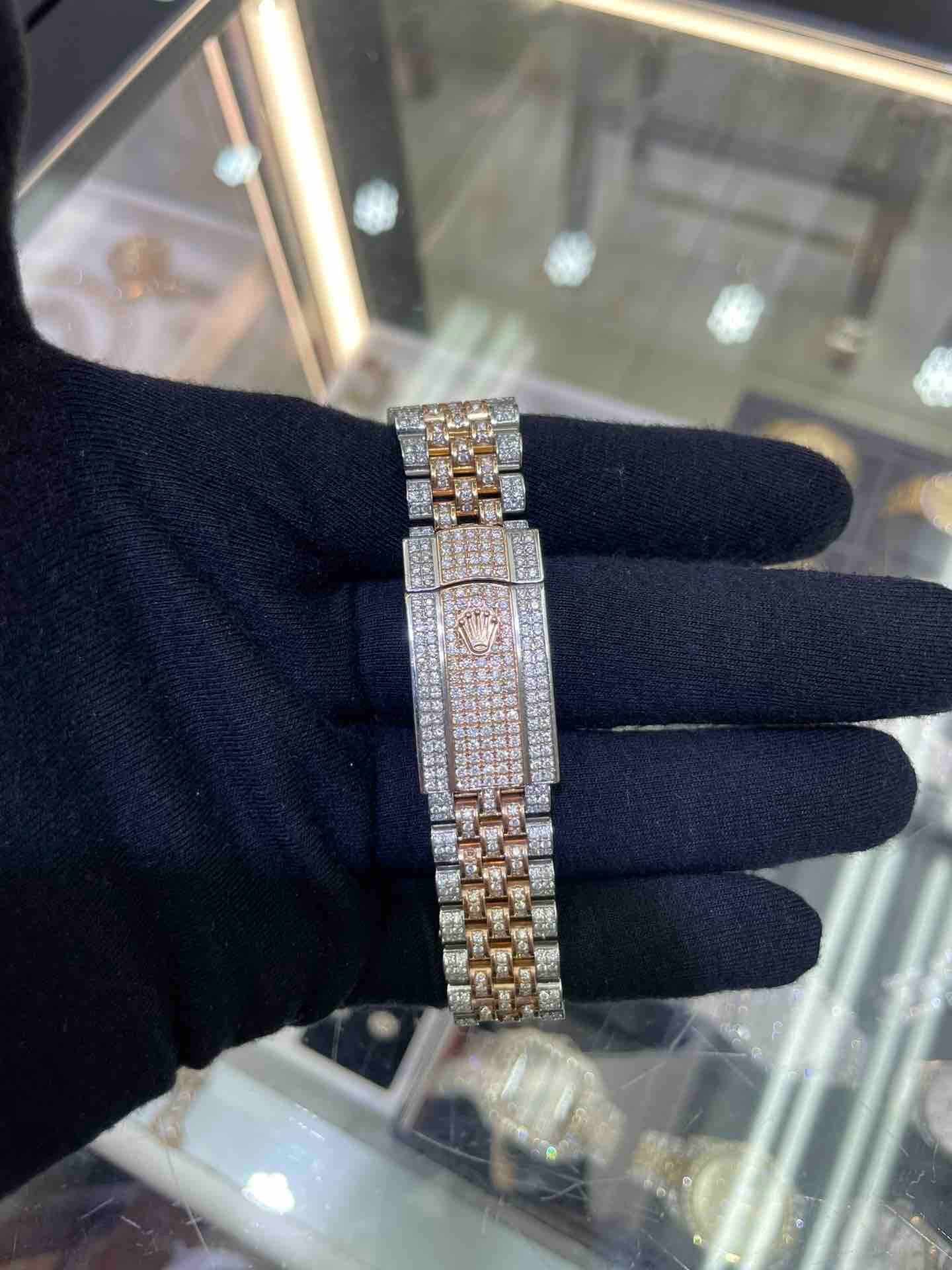 41mm bust down rolex jubilee band