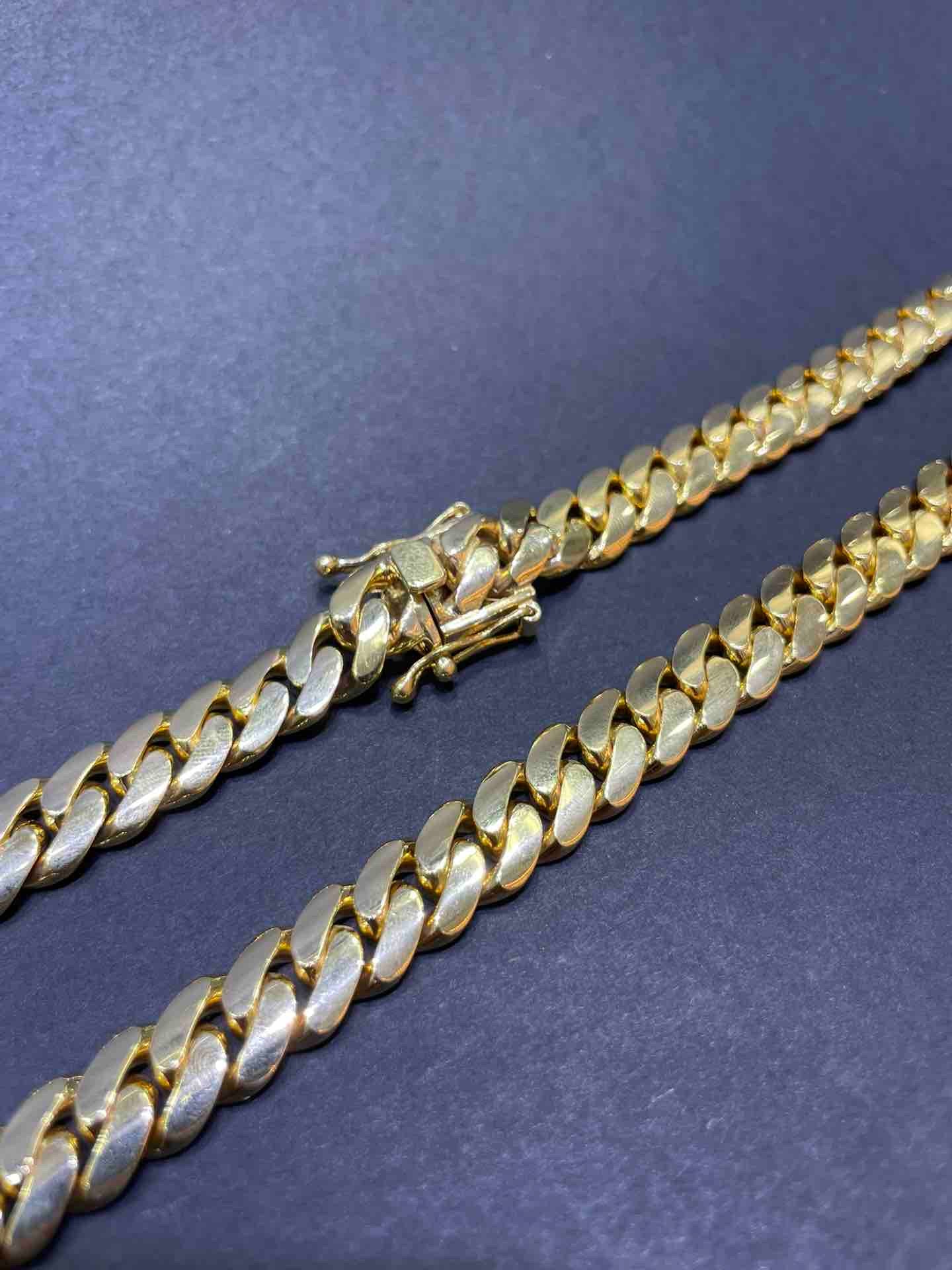 new solid heavy 14k cuban link 12mm 220 grams best seller at renee de paris jewelry
