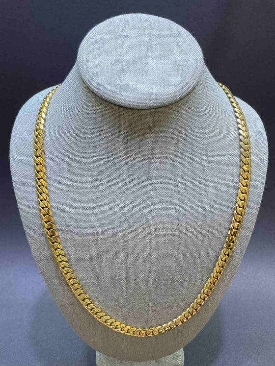 24K HEAVY SOLID YELLOW GOLD 501G CUBAN LINK 28 CHAIN NECKLACE ONE
